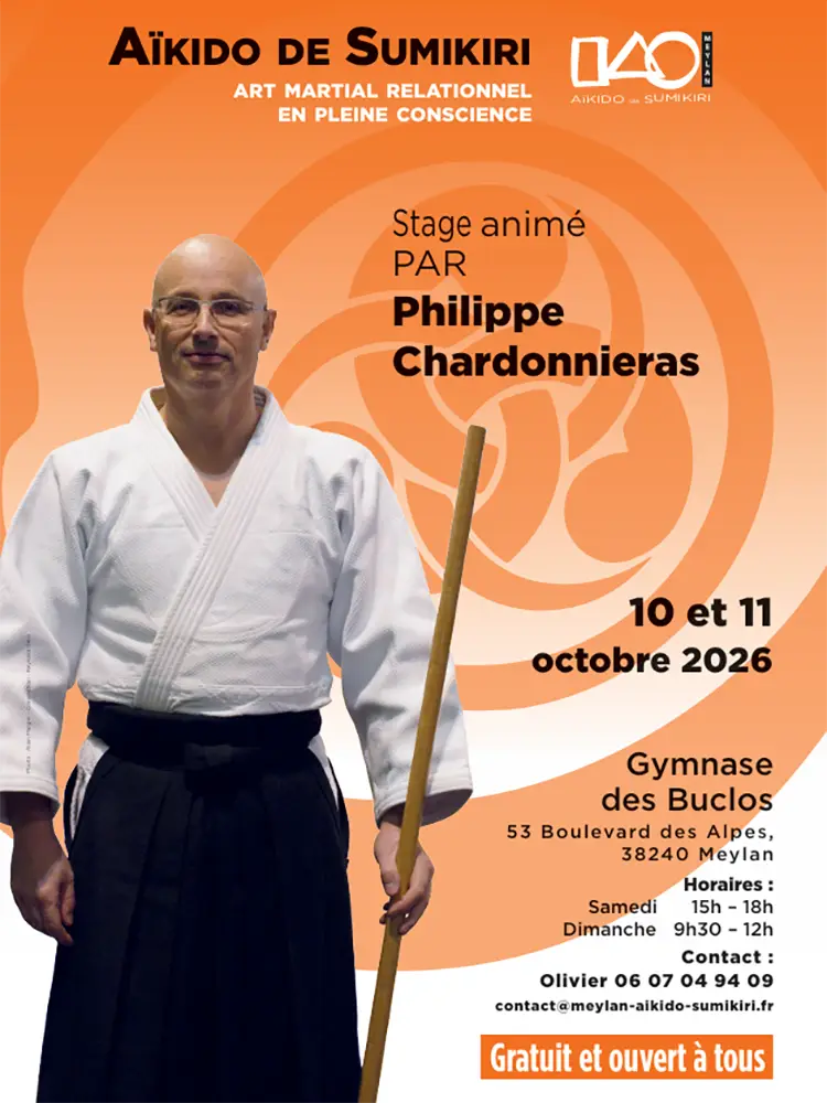 Stage d'aïkido à Meylan, octobre 2026